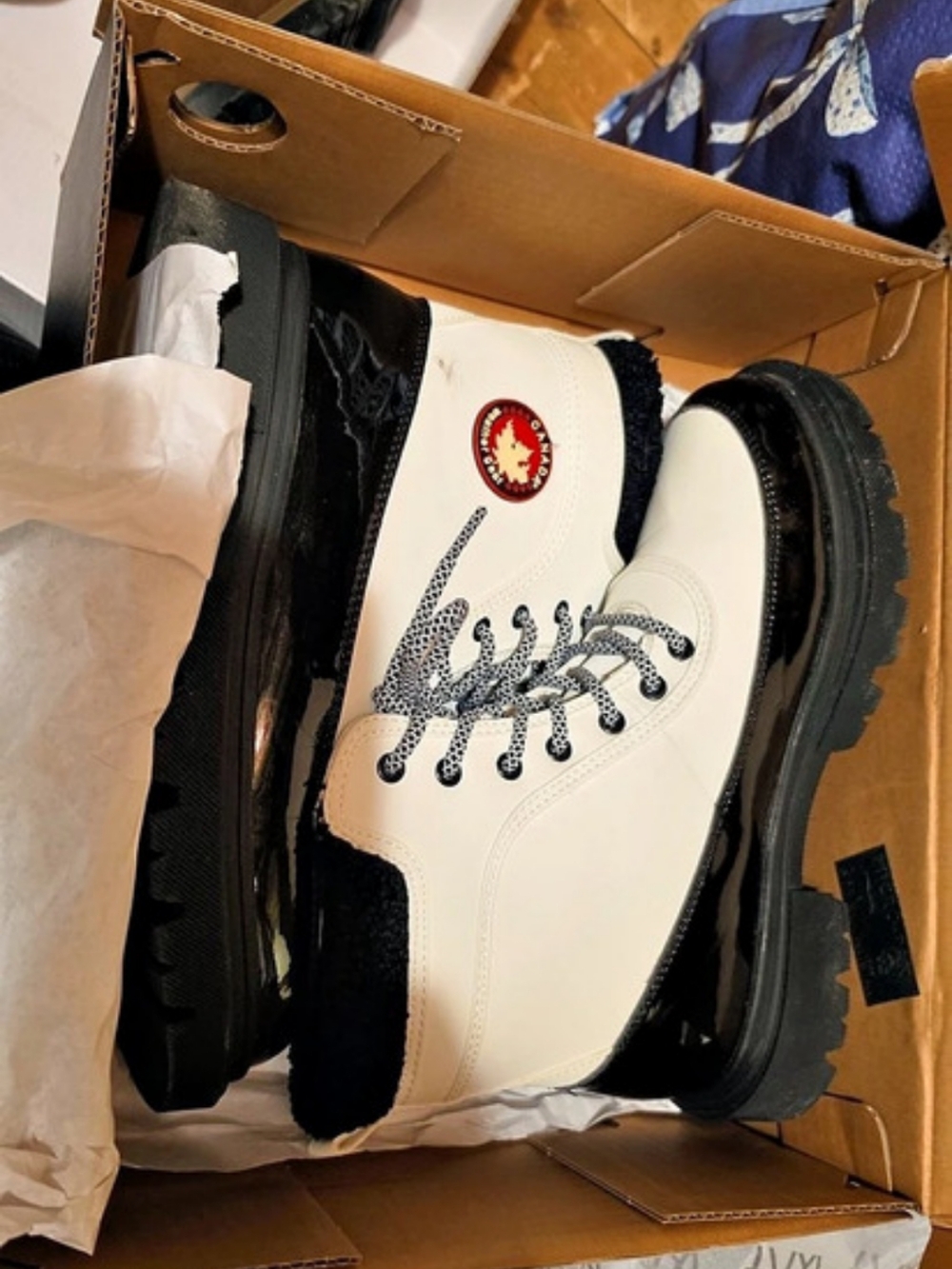 Dr. Martens White & Black Sneakers Like New